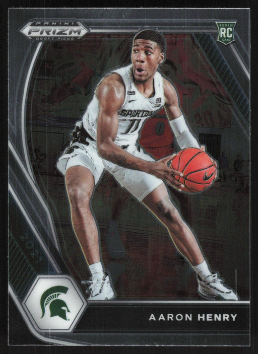 Aaron Henry 2021 Panini Prizm Draft Picks # 48 RC Michigan State Spartans - Collectible Craze America