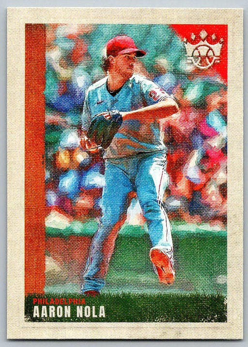 Aaron Nola 2022 Panini Diamond Kings # 118 Short Print Philadelphia Phillies - Collectible Craze America