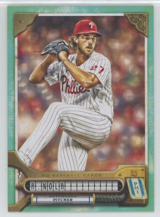 Aaron Nola 2022 Topps Gypsy Queen # 242 8/199 Turquoise Philadelphia Phillies - Collectible Craze America