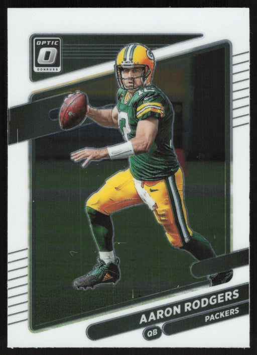 Aaron Rodgers 2021 Donruss Optic # 90 Green Bay Packers - Collectible Craze America