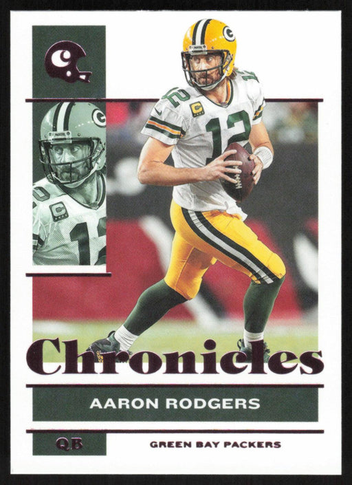 Aaron Rodgers 2021 Panini Chronicles # 38 Pink Green Bay Packers - Collectible Craze America