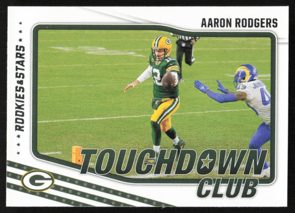 Aaron Rodgers 2021 Panini Rookie & Stars # TDC-6 Touchdown Club Green Bay Packers - Collectible Craze America