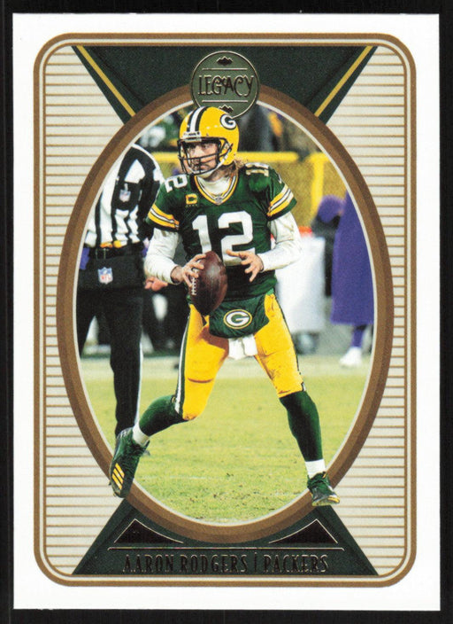 Aaron Rodgers 2022 Panini Legacy Football Base # 33 Green Bay Packers - Collectible Craze America