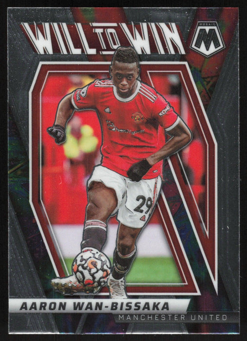 Aaron Wan-Bissaka 2021 Panini Mosaic Premier League # 15 Will to Win Manchester United - Collectible Craze America