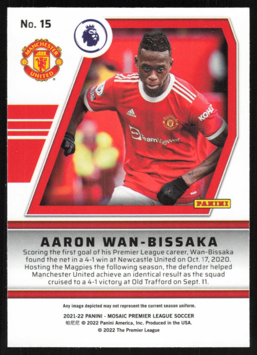 Aaron Wan-Bissaka 2021 Panini Mosaic Premier League # 15 Will to Win Manchester United - Collectible Craze America