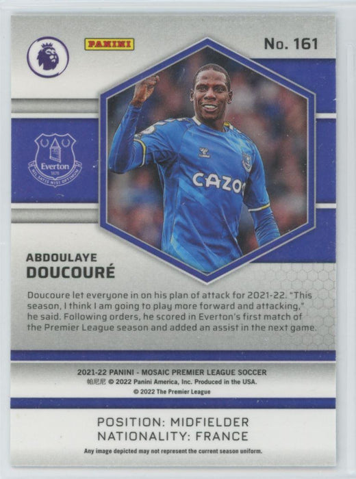 Abdoulaye Doucoure 2021 Panini Mosaic Premier League # 161 Everton - Collectible Craze America