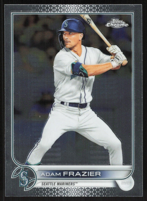 Adam Frazier 2022 Topps Chrome Baseball # 47 Seattle Mariners Base - Collectible Craze America