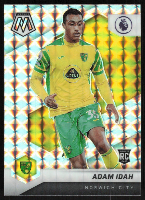 Adam Idah 2021 Panini Mosaic Premier League # 91 RC Mosaic Prizm Norwich City - Collectible Craze America