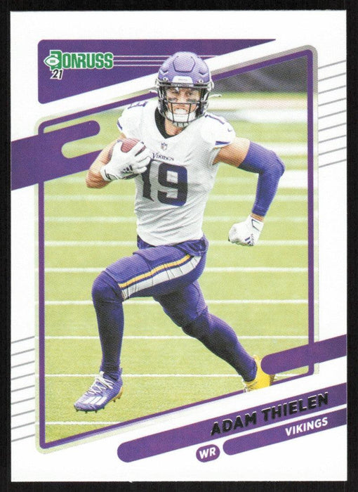 Adam Thielen 2021 Donruss Football # 126 Minnesota Vikings Base - Collectible Craze America