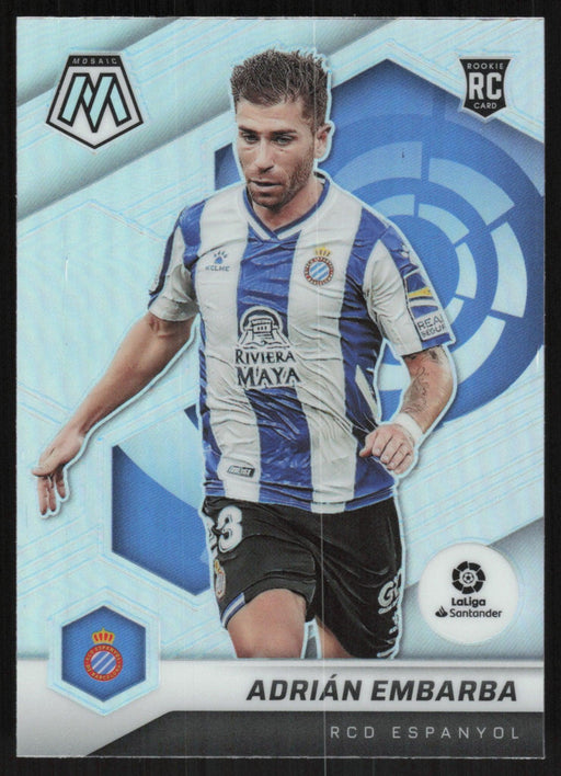 Adrian Embarba 2021 Panini Mosaic La Liga # 162 RC Silver Prizm RCD Espanyol - Collectible Craze America