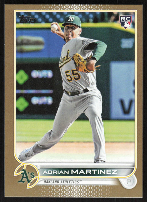 Adrian Martinez 2022 Topps Update # US77 RC Gold 1892/2022 Oakland Athletics - Collectible Craze America