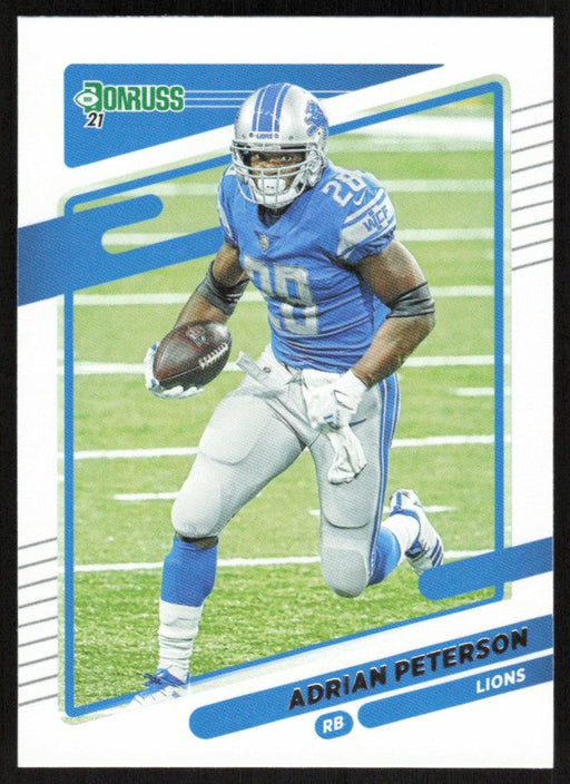 Adrian Peterson 2021 Donruss Football # 175 Detroit Lions Base - Collectible Craze America