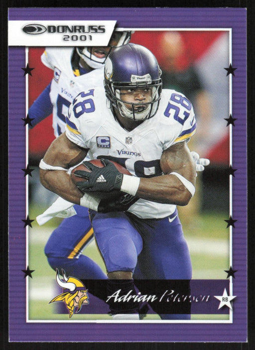 Adrian Peterson 2021 Donruss Retro 2001 # 01-39 Minnesota Vikings - Collectible Craze America