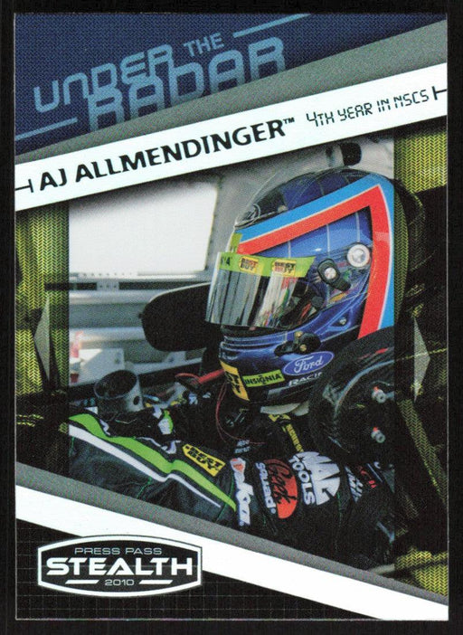 AJ Allmendinger 2010 Press Pass Stealth # 85 Under the Radar - Collectible Craze America