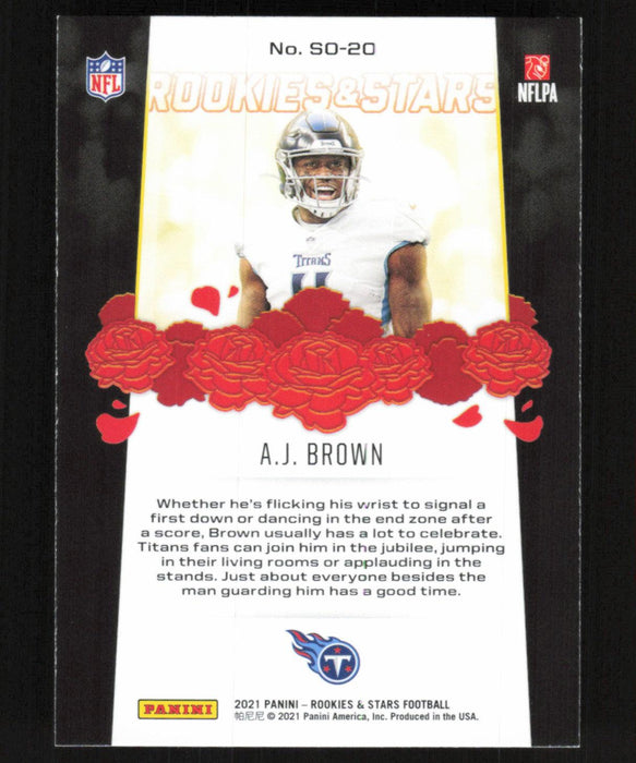 AJ Brown 2021 Panini Rookie & Stars # SO-20 Standing Ovation Tennessee Titans - Collectible Craze America