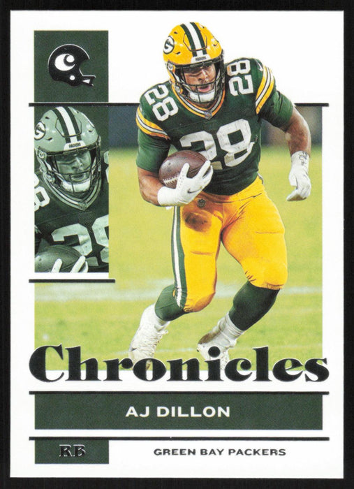 AJ Dillon 2021 Panini Chronicles # 39 Green Bay Packers Base - Collectible Craze America