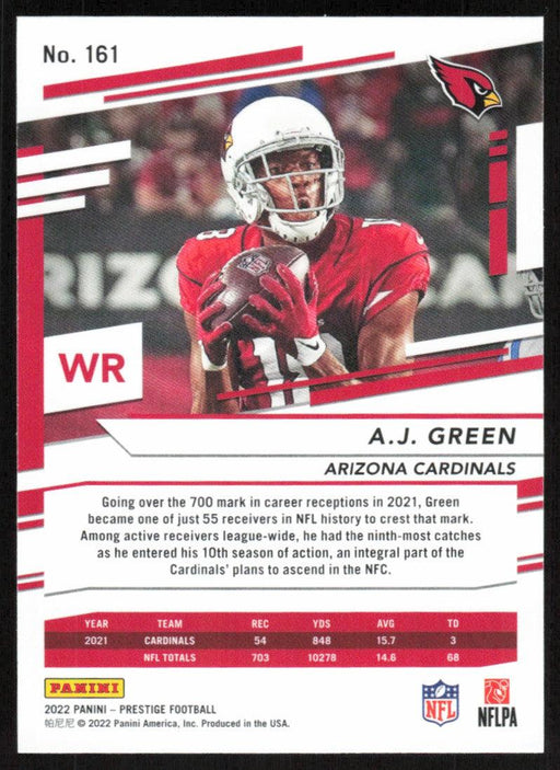 AJ Green 2022 Panini Prestige # 161 Arizona Cardinals - Collectible Craze America