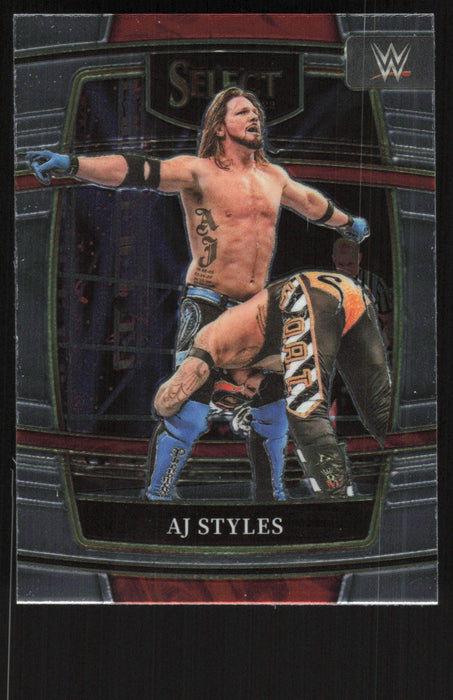 AJ Styles 2022 Panini Select WWE # 13 Raw Concourse Base - Collectible Craze America