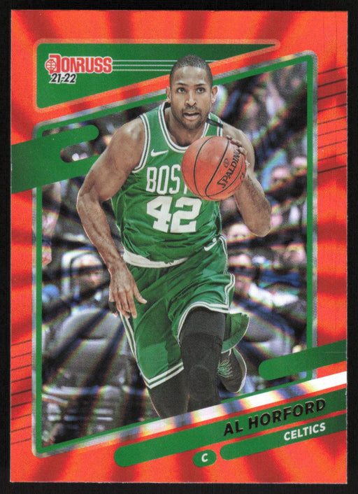 Al Horford 2021 Donruss # 52 Orange Holo Laser Boston Celtics - Collectible Craze America