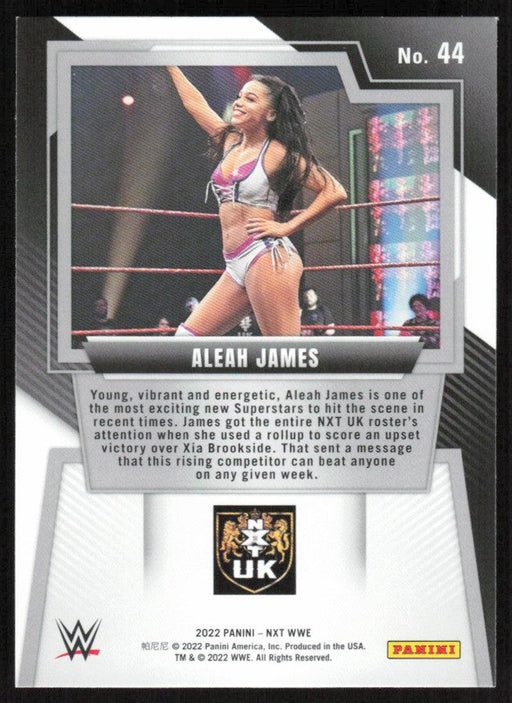 Aleah James 2022 Panini NXT WWE # 44 RC Base NXT UK - Collectible Craze America