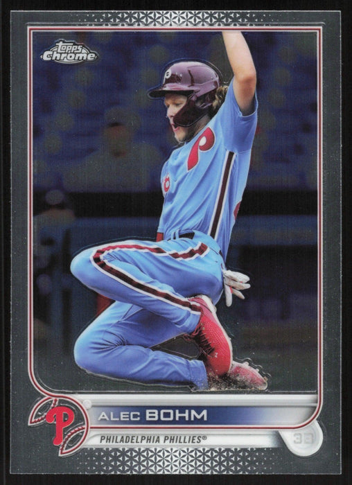 Alec Bohm 2022 Topps Chrome Baseball # 89 Philadelphia Phillies Base - Collectible Craze America
