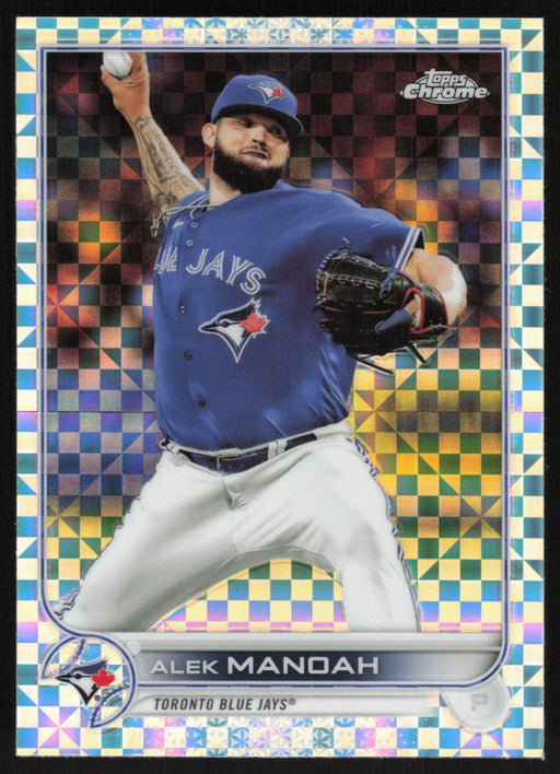 Alek Manoah 2022 Topps Chrome # 36 X-Fractor Toronto Blue Jays - Collectible Craze America