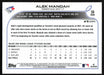 Alek Manoah 2022 Topps Chrome # 36 X-Fractor Toronto Blue Jays - Collectible Craze America
