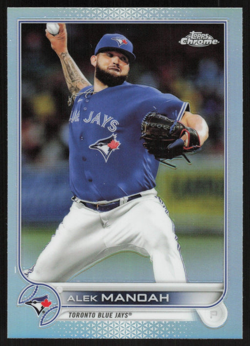 Alek Manoah 2022 Topps Chrome Baseball # 36 Refractor Toronto Blue Jays - Collectible Craze America