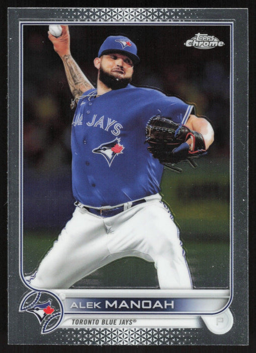Alek Manoah 2022 Topps Chrome Baseball # 36 Toronto Blue Jays Base - Collectible Craze America