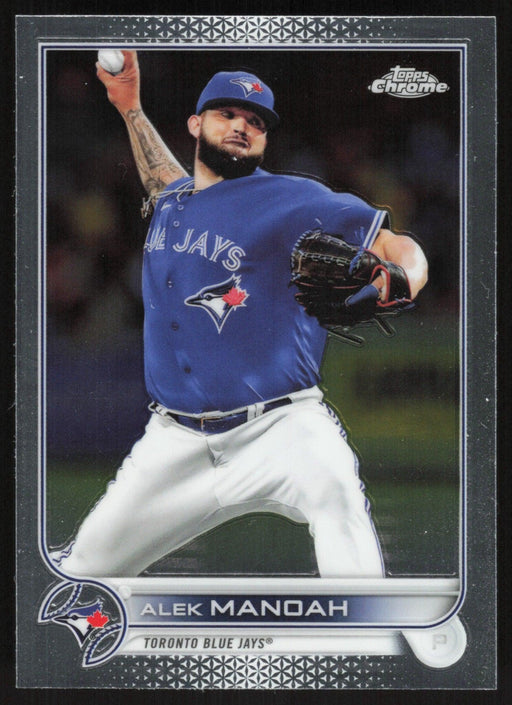 Alek Manoah 2022 Topps Chrome Baseball # 36 Toronto Blue Jays Base - Collectible Craze America