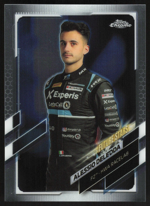 Alessio Deledda 2021 Topps Chrome Formula 1 # 75 F2 - HWA RACELAB - Collectible Craze America