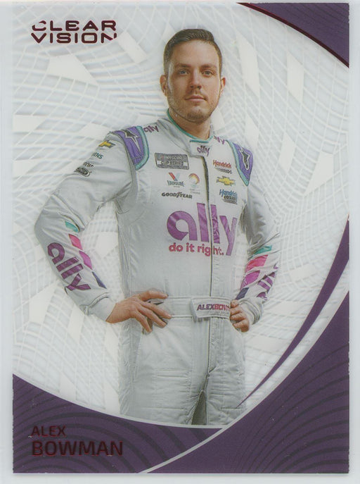 Alex Bowman 2022 Panini Chronicles Racing Clear Vision # 27 Red 77/100 - Collectible Craze America