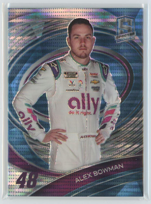 Alex Bowman 2022 Panini Chronicles Racing Spectra # 35 Celestial Blue Prizm 86/99 - Collectible Craze America