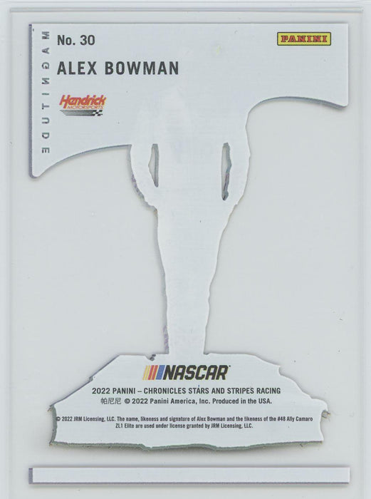 Alex Bowman 2022 Panini Chronicles Racing Stars and Stripes Magnitude # 30 - Collectible Craze America