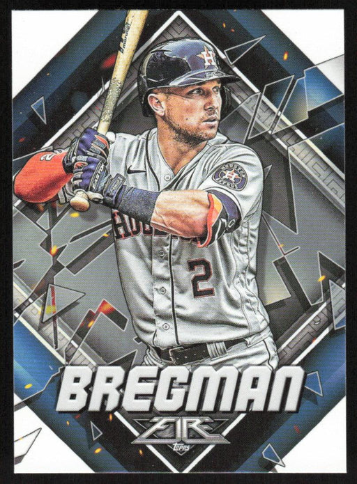 Alex Bregman 2022 Topps Fire Baseball # 3 Houston Astros Base - Collectible Craze America