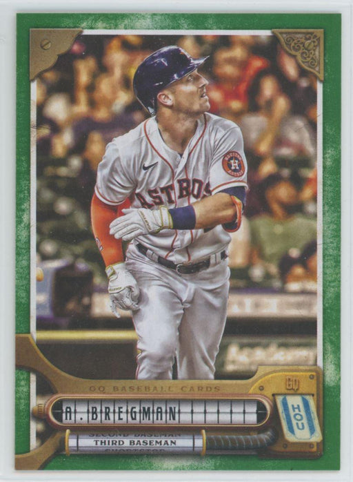 Alex Bregman 2022 Topps Gypsy Queen # 178 Green Border Houston Astros - Collectible Craze America