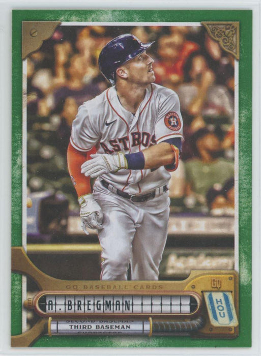 Alex Bregman 2022 Topps Gypsy Queen # 178 Green Border Houston Astros - Collectible Craze America