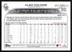 Alex Colome 2022 Topps Update # US325 Gold 0877/2022 Colorado Rockies - Collectible Craze America