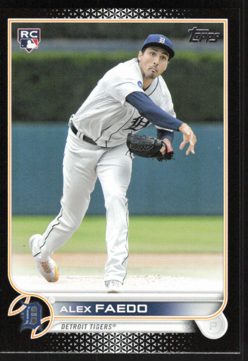Alex Faedo 2022 Topps Update # US64 RC Black 26/71 Detroit Tigers - Collectible Craze America
