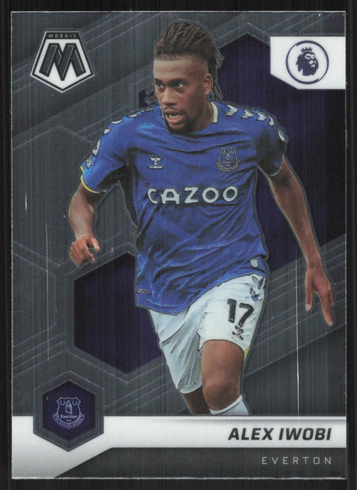 Alex Iwobi 2021 Panini Mosaic Premier League # 162 Everton Base - Collectible Craze America