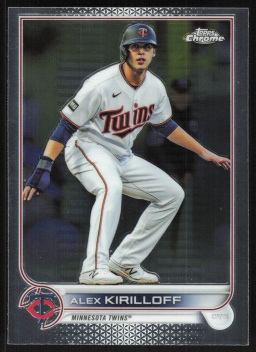 Alex Kirilloff 2022 Topps Chrome Baseball # 105 Minnesota Twins Base - Collectible Craze America