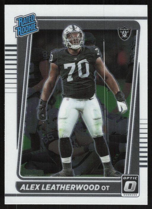 Alex Leatherwood 2021 Donruss Optic Rated Rooke # 266 RC Las Vegas Raiders Base - Collectible Craze America