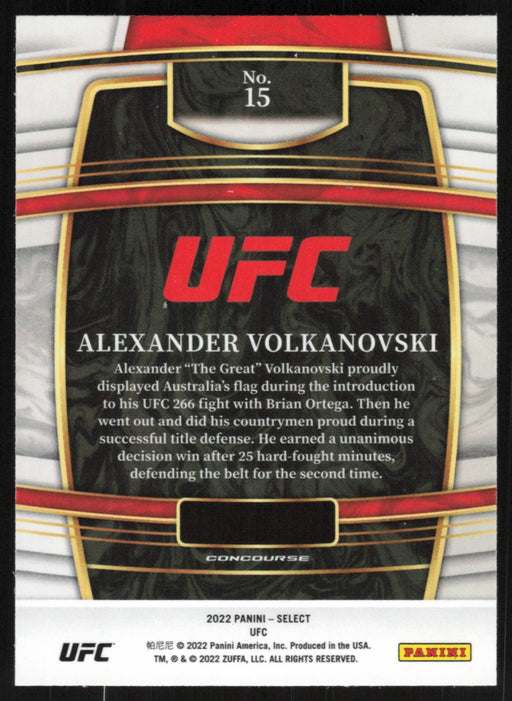 Alex Perez 2022 Panini Select UFC # 92 Concourse - Collectible Craze America