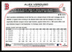 Alex Verdugo 2022 Topps Chrome # 33 X-Fractor Boston Red Sox - Collectible Craze America