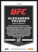 Alexander Volkov 2022 Panini Donruss UFC Base # 33 Heavyweight - Collectible Craze America