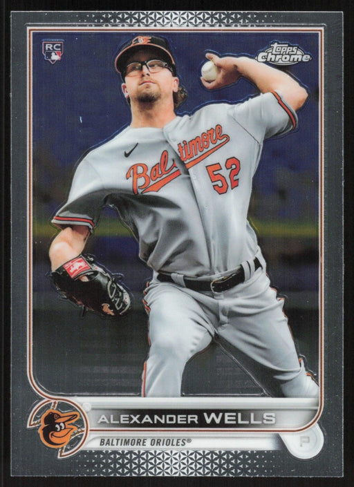 Alexander Wells 2022 Topps Chrome Baseball # 49 RC Baltimore Orioles Base - Collectible Craze America