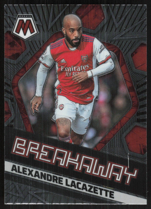 Alexandre Lacazette 2021 Panini Mosaic Premier League # 22 Breakaway Aresenal - Collectible Craze America