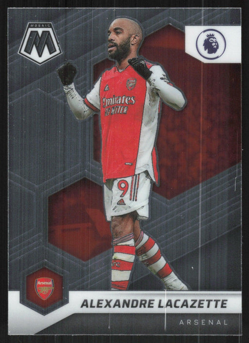 Alexandre Lacazette 2021 Panini Mosaic Premier League # 64 Arsenal FC Base - Collectible Craze America