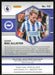 Alexis Mac Allister 2021 Panini Mosaic Premier League # 112 Brighton & Hove Albion Base - Collectible Craze America