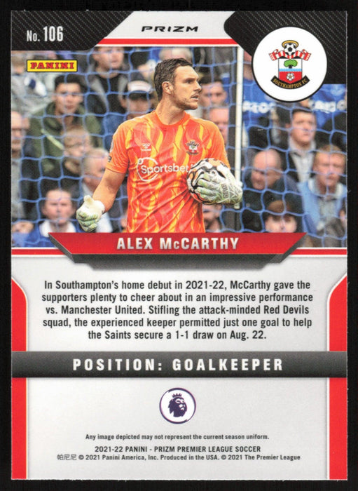 Alexis Mac Allister 2021 Panini Prizm Premier League # 192 Silver Prizm Brighton & Hove Albion - Collectible Craze America